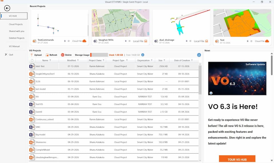 VO modeling software interface screenshot 1