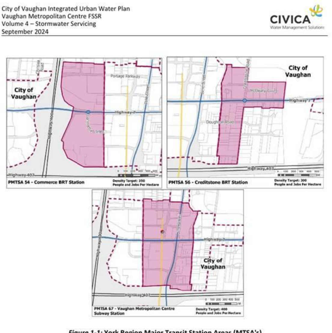 Vaughan Metropolitan Centre context map